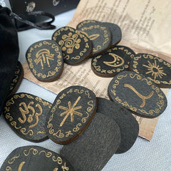 Witch Runes Divination Fortune Telling Rune Words For Crystal