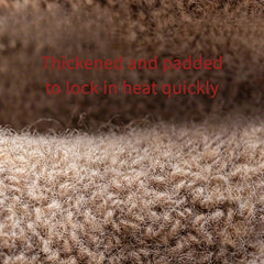 4 Pairs Wool Socks Winter Extra Thick Warm Crew Socks Cashmere Cotton