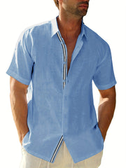 Men's Short Sleeve Resort Shirt for Summer Vacay