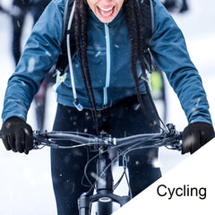 Polar Fleece Winter Cycling Gloves Warm Outdoor Gloves