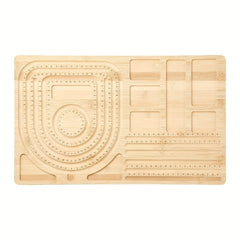 Wooden Hand String Plate DIY Beading Aids for Jewelry Making