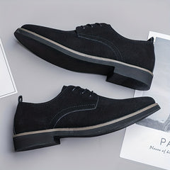 Men's Oxford Shoes British Style Wear Resistant Non Slip Dress Shoes