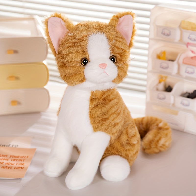 6 Styles Mixed Plush Cat Toys for Kids Christmas Gift Decor