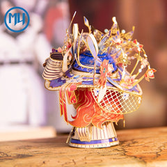 MU Rose Cat Metal Assembled Model DIY Puzzle Gift Decoration
