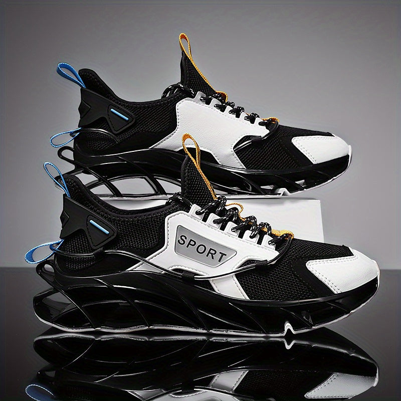 Men's Chunky Lace-up Sneakers Athletic Shoes