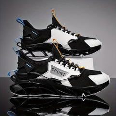 Men's Chunky Lace-up Sneakers Athletic Shoes