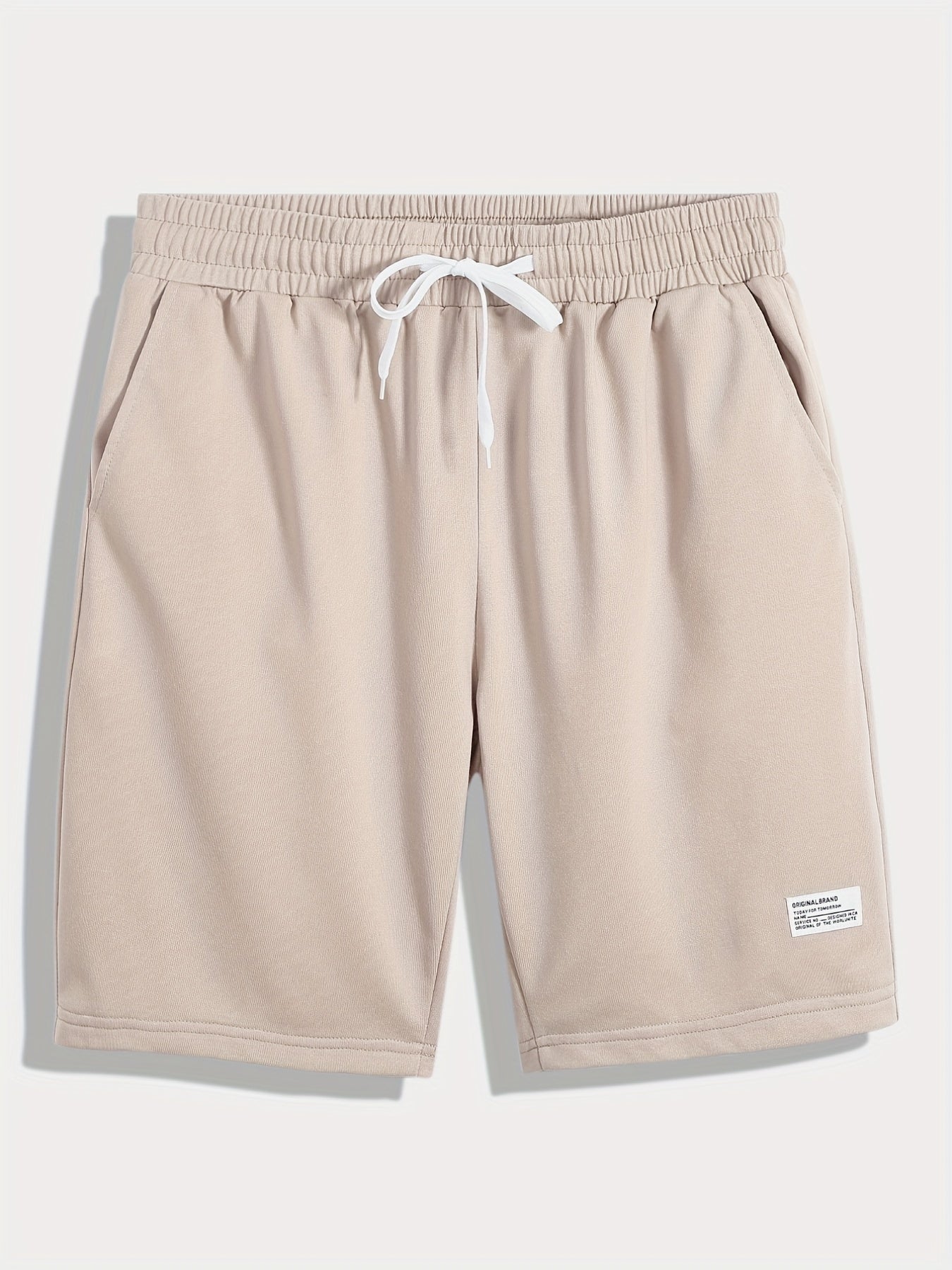 Men's Stretch Drawstring Knit Shorts for Summer