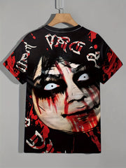 Men's Portrait Graphic Novel T-shirt for Summer