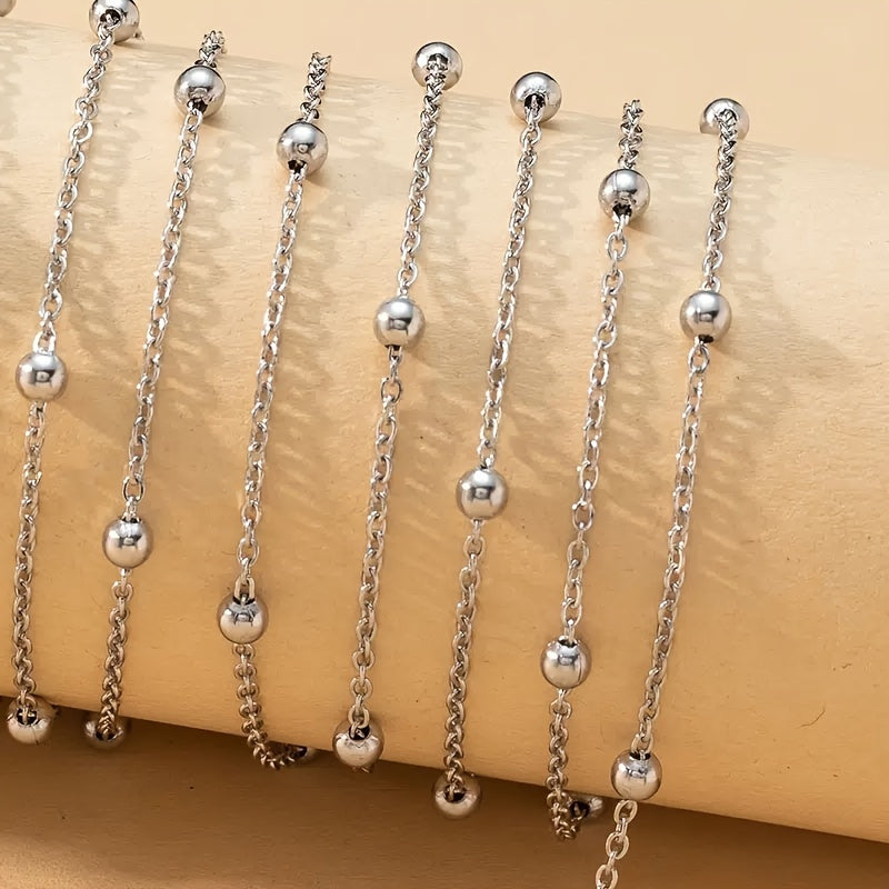 3 Meter Link Clip Beads Chains For Necklace Bracelet DIY
