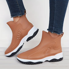 Women's Waterproof Rain Boots - Anti Slip Outdoor Short Boots