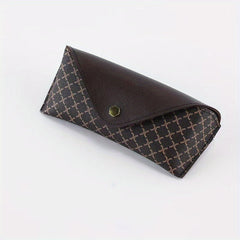 Plaid Glasses Bag Snap Button Sunglasses Reading Glasses Pouch