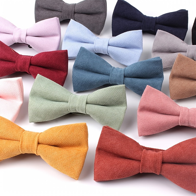 Macaron Solid Men's Bow Tie for Shirt
