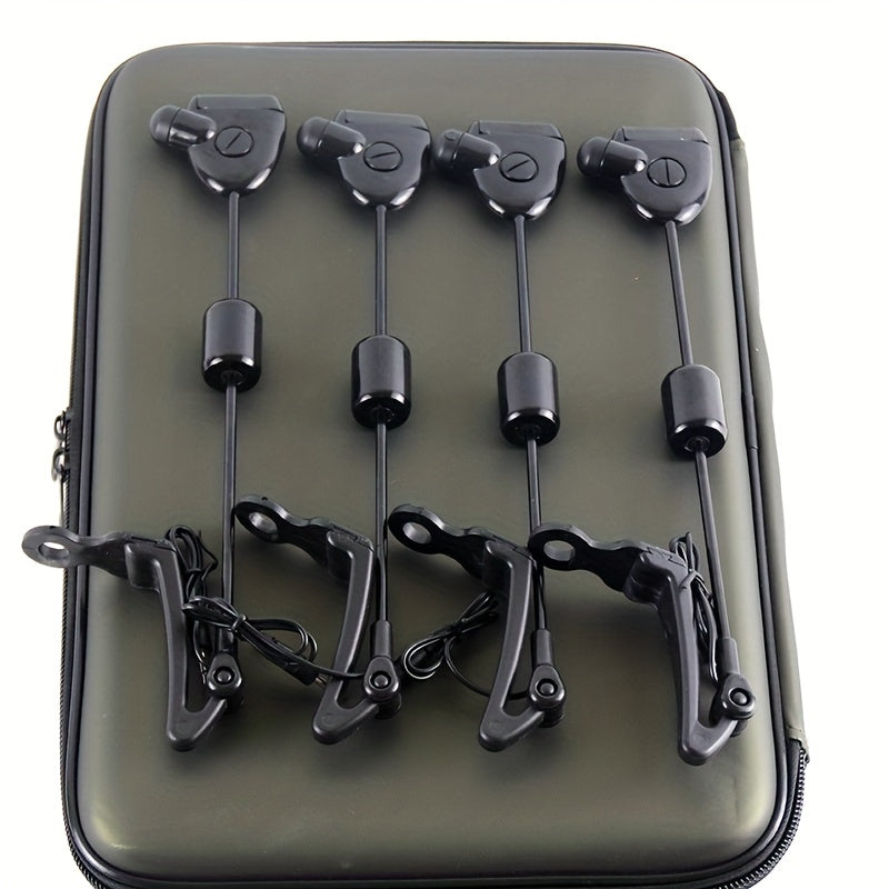 Waterproof LED Carp Fishing Alarm Set with Illuminated Indicator