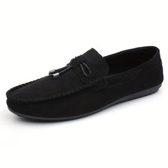 Men's Moccasin Loafer Shoes Comfy Slip On Driving Shoes