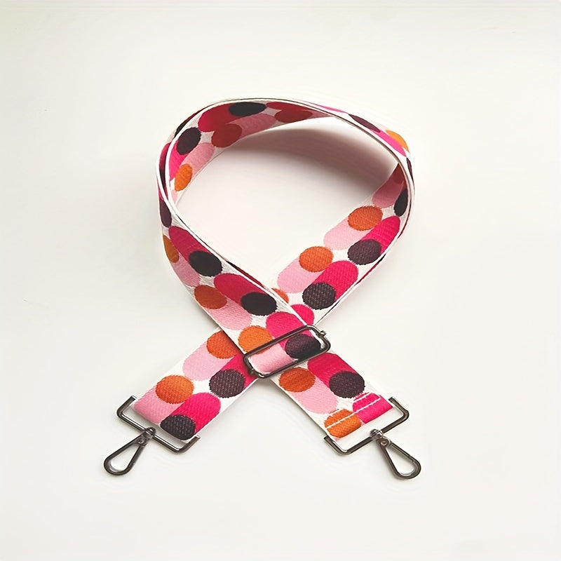 Colorful Pattern Bag Strap Adjustable Removable Strap Travel Accessories