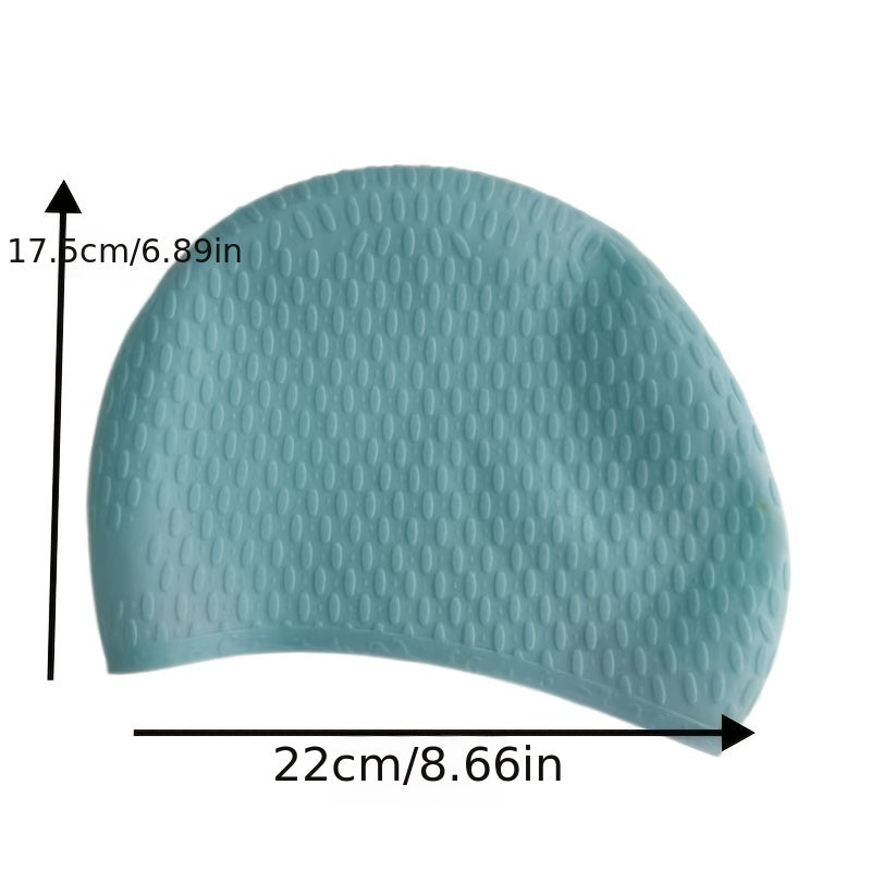 Non Slip Silicone Swimming Cap for Men and Women