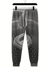 Car Theme Men's Outfit: Sweatshirt & Sports Trousers