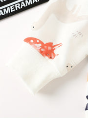 Baby Boy Dinosaur Sweatshirt Long Sleeve Pullover
