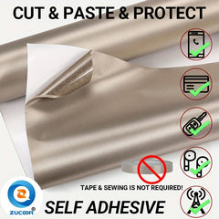 Self Adhesive Faraday Fabric Conductive Shielding for RFID EMF WiFi
