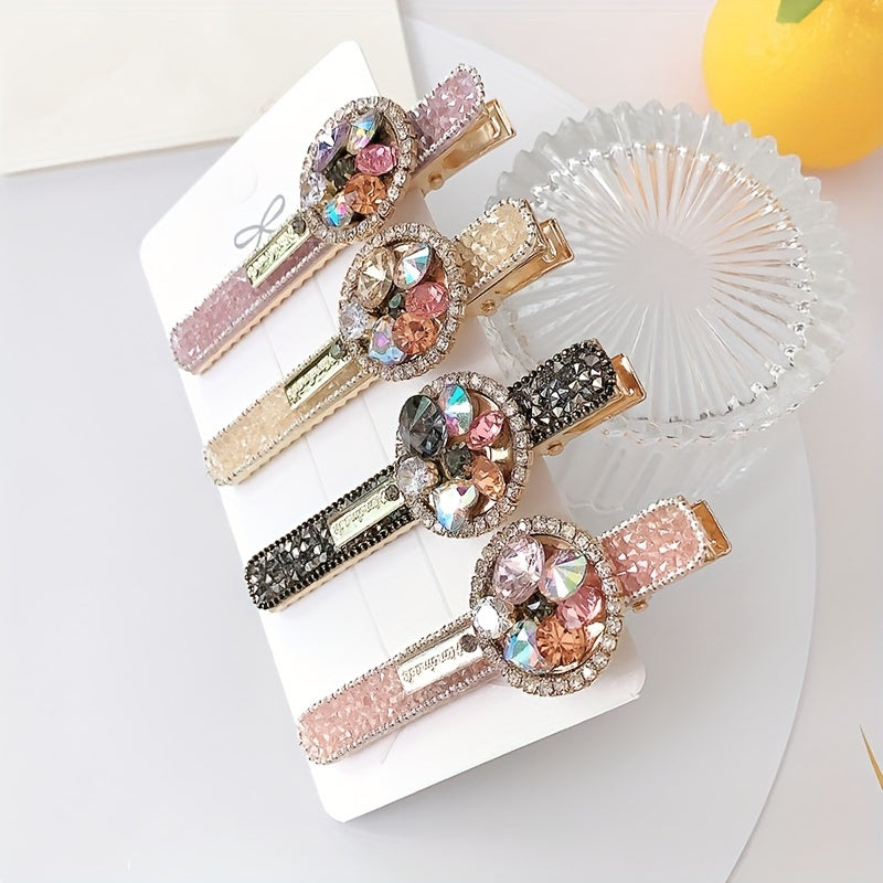 Crystal Glitter Hair Clip Non-slip Side Clip Bangs Clip Hair Accessories