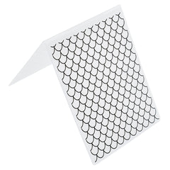 Mermaid Scale Embossing Template Stencil for Card Scrapbook Album