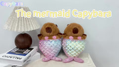 Mermaid Capybara Plush Toy Stuffed Animal - Holi Gift