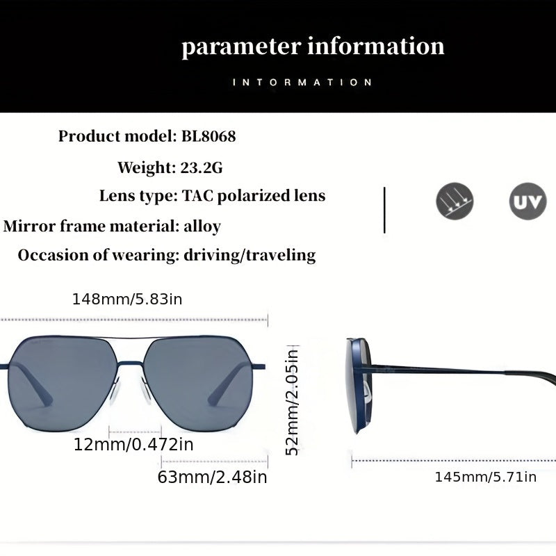 Men's Driving Polarized Sunglasses Anti-glare UV Protection