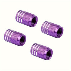 4pcs Colorful American Valve Cap Tire Dust Cap