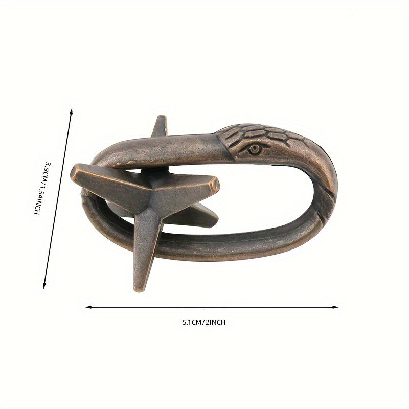 1 Pc Shekou Escape Zinc Alloy Unlocks Kong Ming Lock Magic Alloy Toy