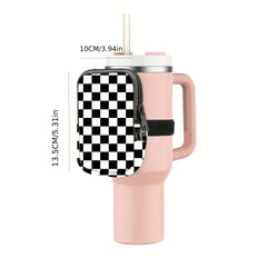 40oz Water Bottle Bag with Pockets for Cards Keys Wallet Headphones