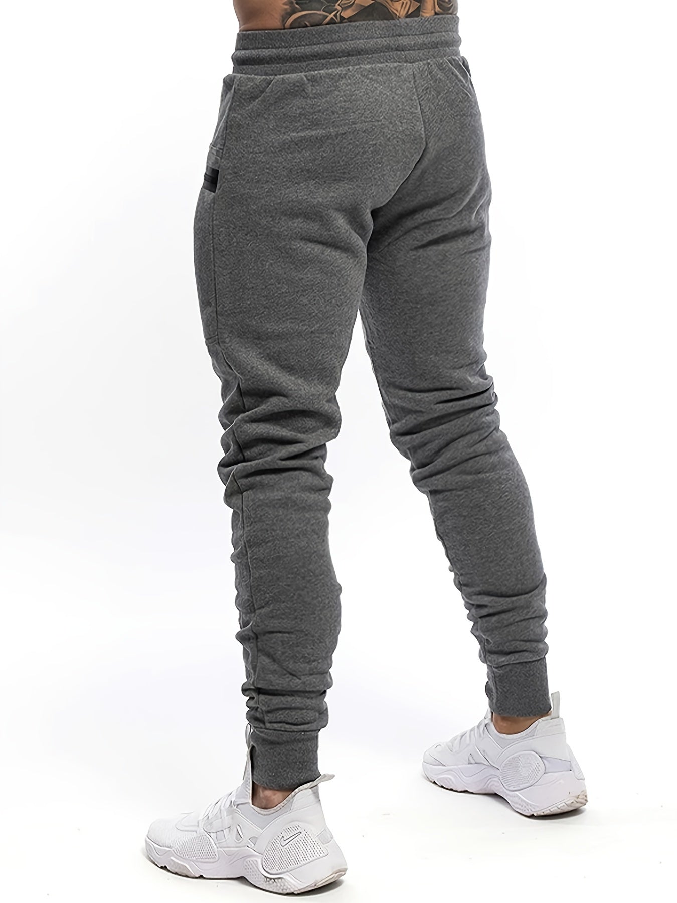 Men s Cargo Sweatpants Stretch Elastic Waist Jogger Pants