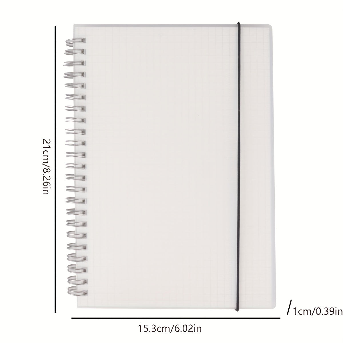 A5 Coil Notebook Blank Grid Journal Pack
