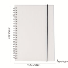 A5 Coil Notebook Blank Grid Journal Pack