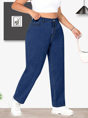 Loose Fit Tapered Leg Jeans