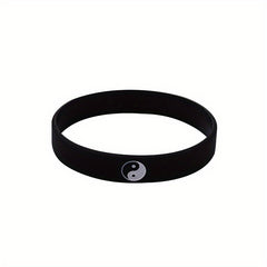 Tai Chi Silicone Wristband Bracelet & Bangles