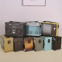 Retro Wooden Box Small Rectangular Storage Jewelry Gift Decor