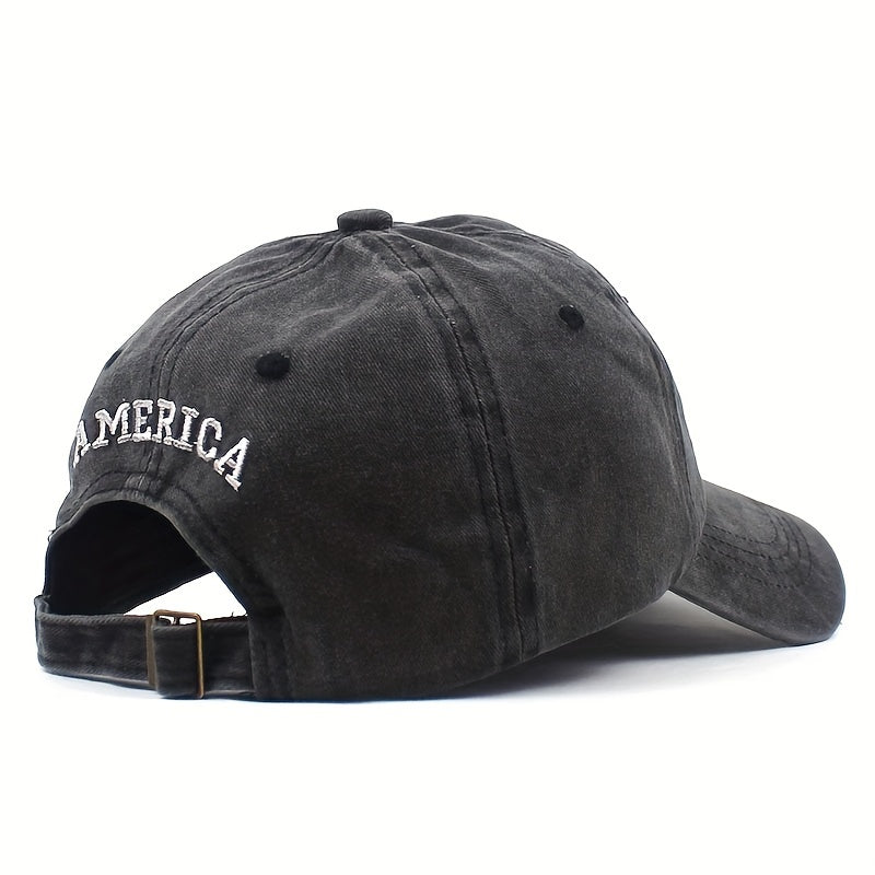 Distressed Retro Solid Baseball Cap All match Sunshade Sunscreen