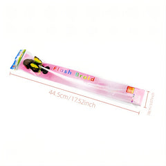 2pcs Butterfly LED Glitter Hair Braid Luminous Hairpin Hair Accessories Girls