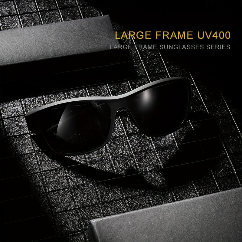 Men's Polarized Sports Sunglasses with Zipper Glasses Box