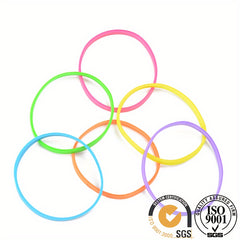 100 Natural Synthetic Rubber Bands 50mm x 3mm Multicolor