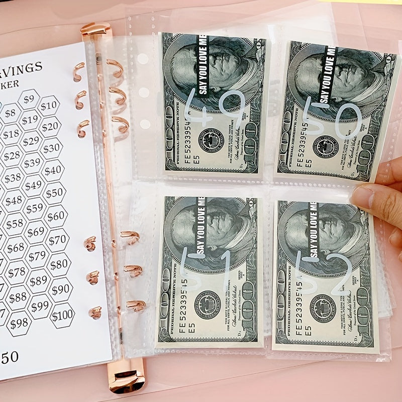 100 Savings Challenge Binder Money Saving Binder Savings Challenges Book