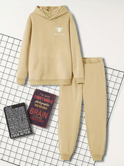 Toddler Bee Pattern Outfit 2pcs Hoodie & Sweatpants Set