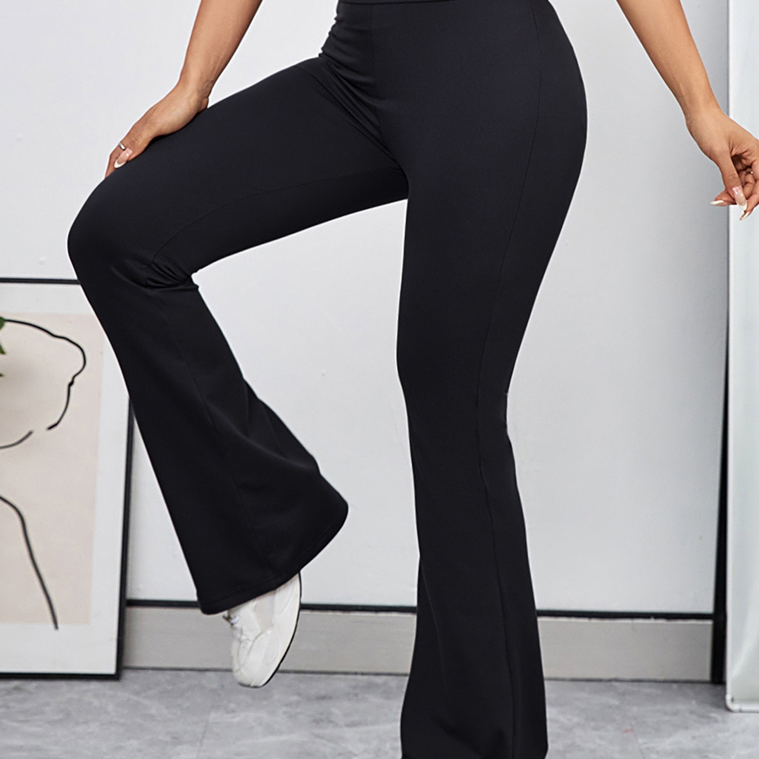 High Waist Flared Yoga Pants Women's Activewear
