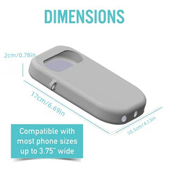 Silicone Mobile Phone Case Solid Detachable Beach Bag Travel Accessories