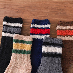 Women's Coral Fleece Floor Socks Winter Plus Velvet Couple