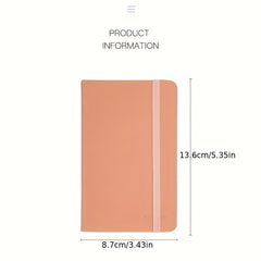 Morandi Leather Notebook A6 PU Surface Notepad 98 Sheets