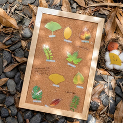 Plant Leaf Stickers Pack Of 40 DIY Decorative Art PET Material Nature Series