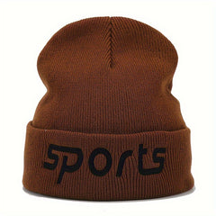 Knitted Hat Beanies Winter Coldproof Ear Protection Warm Hat