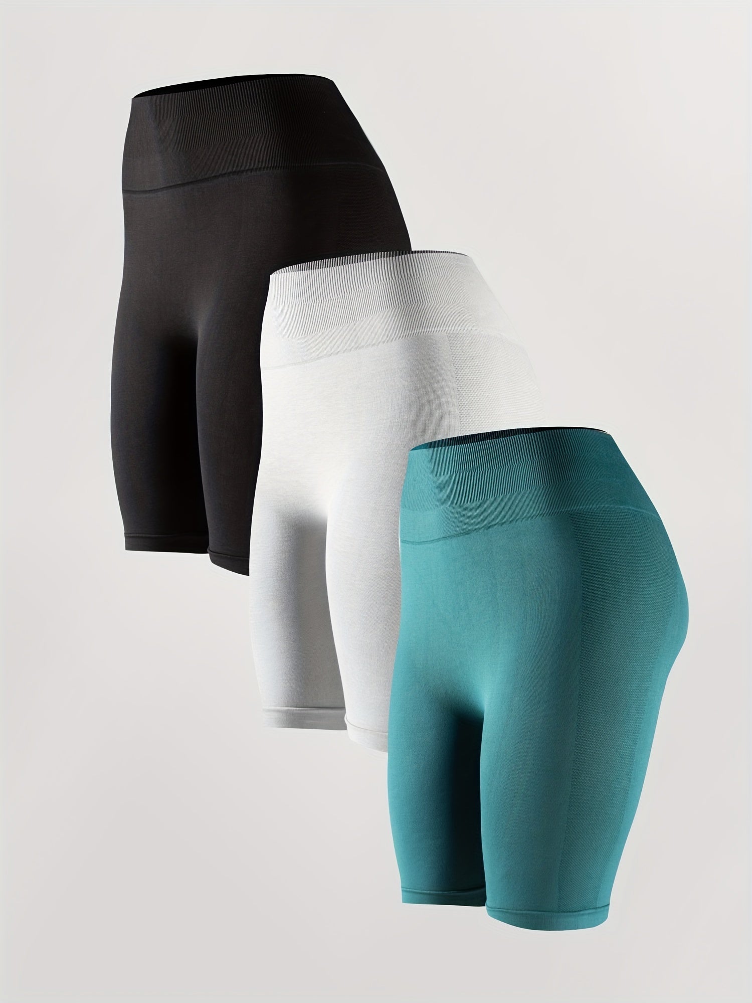 Women's Seamless Knit Yoga Shorts - Comfortable and Breathable Activewear