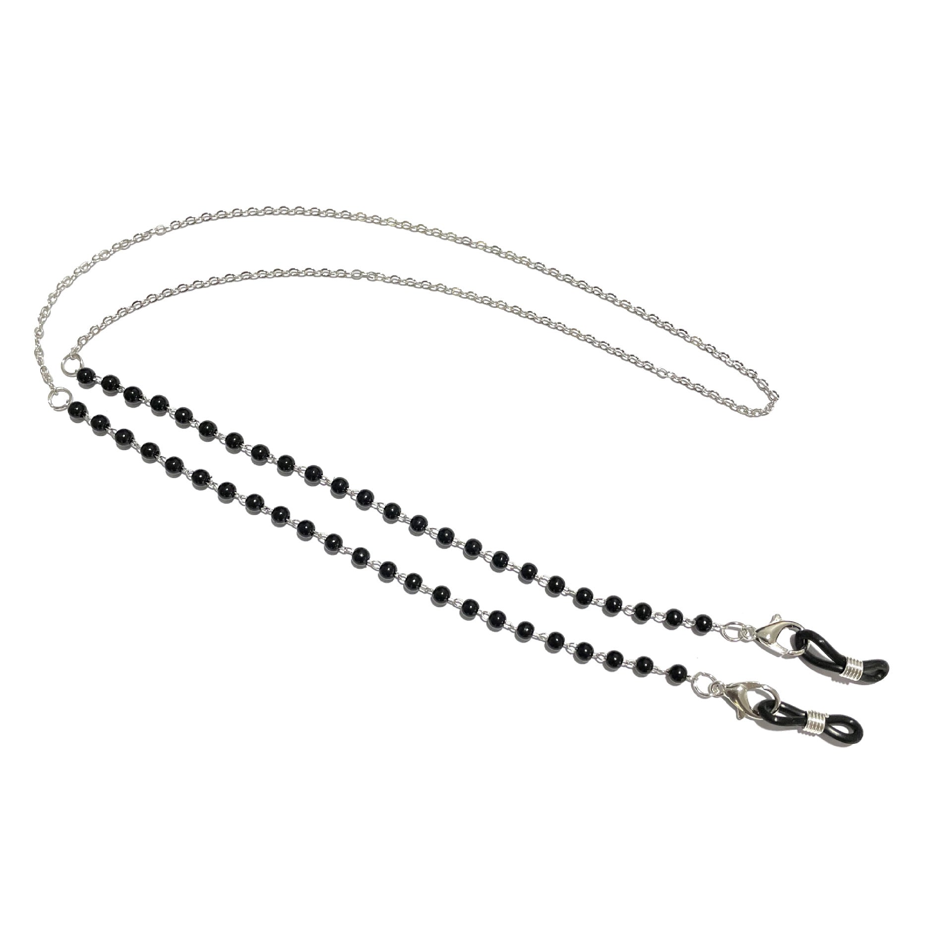 Golden Pearl Mask Chain Sunglass Chain Holder Necklace Chain